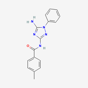 N-(5-amino-1-phenyl-1,2,4-triazol-3-yl)-4-methylbenzamide