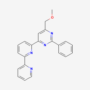 6-[6-(Methoxymethyl)-2-phenylpyrimidin-4-yl]-2,2'-bipyridine