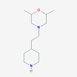 2,6-Dimethyl-4-[2-(piperidin-4-yl)ethyl]morpholine