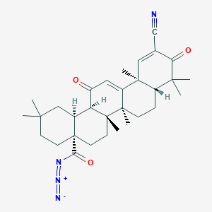 Oleana-1,9(11)-dien-28-oyl azide, 2-cyano-3,12-dioxo-