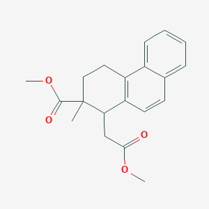 Methyl 1-(2-methoxy-2-oxoethyl)-2-methyl-1,2,3,4-tetrahydrophenanthrene-2-carboxylate