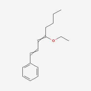 molecular formula C16H22O B14173404 (4-Ethoxyocta-1,3-dien-1-YL)benzene CAS No. 920974-95-4