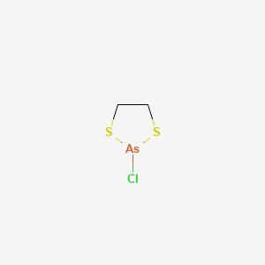 molecular formula C2H4AsClS2 B14173423 1,3,2-Dithiarsolane, 2-chloro- CAS No. 3741-32-0