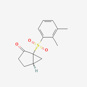 (1R,5R)-1-(2,3-Dimethylbenzene-1-sulfonyl)bicyclo[3.1.0]hexan-2-one