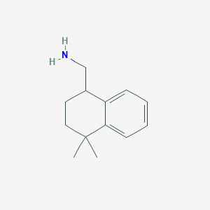 molecular formula C13H19N B1417344 (4,4-二甲基-1,2,3,4-四氢萘-1-基)甲胺 CAS No. 1096815-91-6