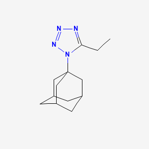 molecular formula C13H20N4 B14173450 1-(1-Adamantyl)-5-ethyltetrazole CAS No. 24940-56-5