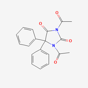 Hydantoin, 1,3-diacetyl-5,5-diphenyl-