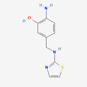 2-Amino-5-{[(1,3-thiazol-2-yl)amino]methyl}phenol