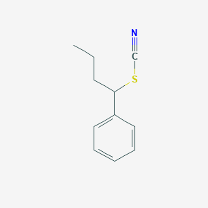 molecular formula C11H13NS B14173495 1-Phenylbutyl thiocyanate CAS No. 919474-58-1