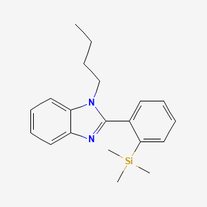 molecular formula C20H26N2Si B14173507 1-Butyl-2-[2-(trimethylsilyl)phenyl]-1H-benzimidazole CAS No. 921755-74-0