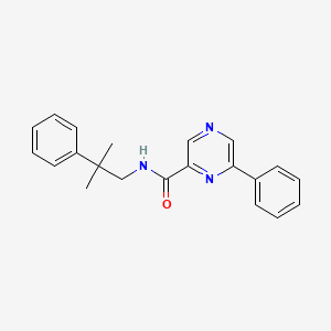 N-(2-methyl-2-phenylpropyl)-6-phenylpyrazine-2-carboxamide