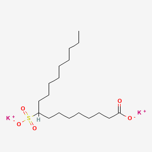 Potassium 9(or 10)-sulfostearate