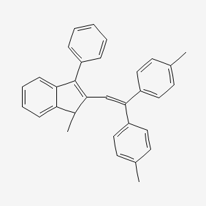 2-[2,2-Bis(4-methylphenyl)ethenyl]-1-methyl-3-phenyl-1H-indene