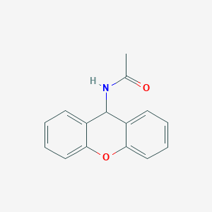 molecular formula C15H13NO2 B14173618 N-(9H-xanthen-9-yl)acetamide CAS No. 6333-85-3