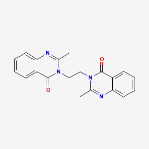 4(3H)-Quinazolinone, 3,3'-ethylenebis(2-methyl-