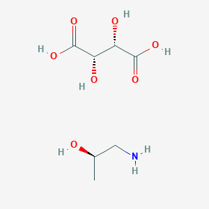 molecular formula C7H15NO7 B14173727 (2R)-1-aminopropan-2-ol;(2S,3S)-2,3-dihydroxybutanedioic acid CAS No. 921752-41-2