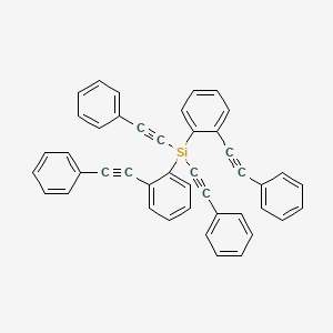 molecular formula C44H28Si B14173742 Bis(phenylethynyl)bis[2-(phenylethynyl)phenyl]silane CAS No. 922501-43-7