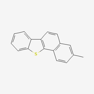 molecular formula C17H12S B14173745 3-Methylbenzo(b)naphtho(2,1-d)thiophene CAS No. 4567-45-7