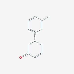 molecular formula C13H14O B14173755 (1R)-3'-Methyl-1,6-dihydro[1,1'-biphenyl]-3(2H)-one CAS No. 921199-68-0