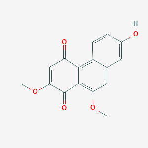 molecular formula C16H12O5 B14173770 7-Hydroxy-2,10-dimethoxyphenanthrene-1,4-dione CAS No. 920973-44-0