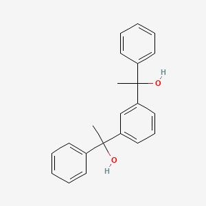 molecular formula C22H22O2 B14173778 1,3-Benzenedimethanol, alpha,alpha'-dimethyl-alpha,alpha'-diphenyl- CAS No. 71400-24-3