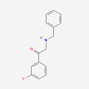 2-(Benzylamino)-1-(3-fluorophenyl)ethan-1-one