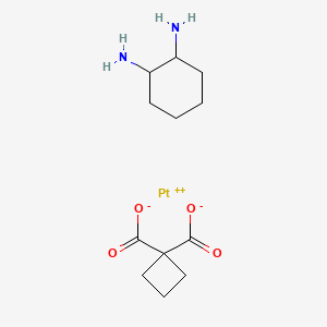 trans-R,R-1,2-Diaminocyclohexaneplatinum cyclobutanedicarboxylic acid