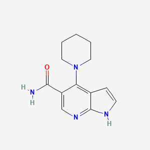 4-(Piperidin-1-yl)-1H-pyrrolo[2,3-b]pyridine-5-carboxamide