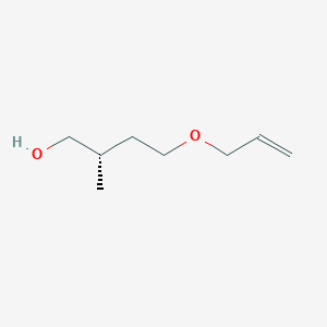 (2S)-2-Methyl-4-[(prop-2-en-1-yl)oxy]butan-1-ol