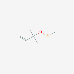 molecular formula C7H15OSi B14173885 3-(Dimethylsiloxy)-3,3-dimethyl-1-propene CAS No. 23483-22-9