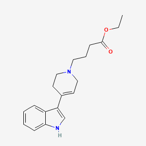 molecular formula C19H24N2O2 B14173890 Ethyl 4-[4-(1H-indol-3-yl)-3,6-dihydropyridin-1(2H)-yl]butanoate CAS No. 920009-66-1