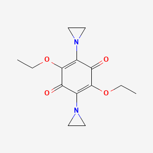 2,5-Bis(aziridin-1-yl)-3,6-diethoxycyclohexa-2,5-diene-1,4-dione