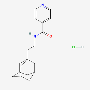 N-(2-(1-Adamantyl)ethyl)isonicotinamide hydrochloride