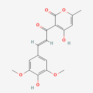 molecular formula C17H16O7 B1417395 Suptopin-2 CAS No. 331852-66-5