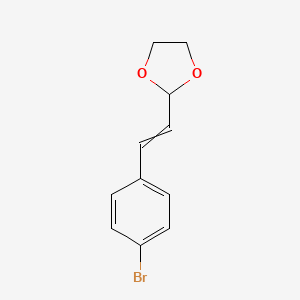 2-[2-(4-Bromophenyl)ethenyl]-1,3-dioxolane