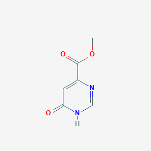 molecular formula C6H6N2O3 B1417397 Methyl 6-hydroxypyrimidine-4-carboxylate CAS No. 7399-93-1