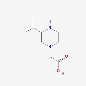 molecular formula C9H18N2O2 B14173992 2-(3-Isopropylpiperazin-1-YL)acetic acid CAS No. 1060813-52-6