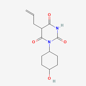 5-Allyl-1-(4-hydroxycyclohexyl)barbituric acid