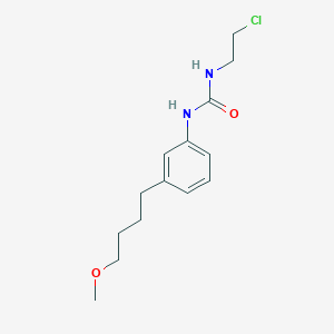 molecular formula C14H21ClN2O2 B14174012 N-(2-Chloroethyl)-N'-[3-(4-methoxybutyl)phenyl]urea CAS No. 923027-22-9