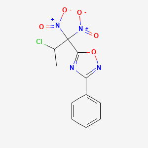 5-(2-Chloro-1,1-dinitropropyl)-3-phenyl-1,2,4-oxadiazole