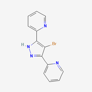 2,2'-(4-Bromo-1H-pyrazole-3,5-diyl)dipyridine