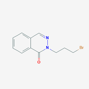 molecular formula C11H11BrN2O B14174048 2-(3-Bromopropyl)phthalazin-1(2H)-one CAS No. 923569-73-7