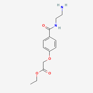 Ethyl {4-[(2-aminoethyl)carbamoyl]phenoxy}acetate