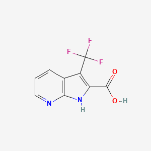 3-(trifluoromethyl)-1H-pyrrolo[2,3-b]pyridine-2-carboxylic acid