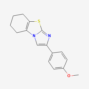 2-(4-Methoxyphenyl)-5,6,7,8-tetrahydroimidazo[2,1-b][1,3]benzothiazole