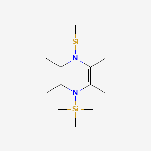 Pyrazine, 1,4-dihydro-2,3,4,5-tetramethyl-1,4-bis(trimethylsilyl)-