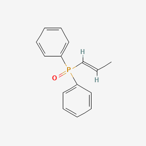 molecular formula C15H15OP B14174139 Phosphine oxide, diphenylpropenyl- CAS No. 4252-89-5