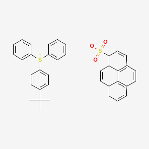 (4-tert-Butylphenyl)(diphenyl)sulfanium pyrene-1-sulfonate