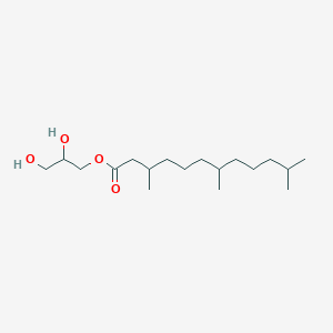 molecular formula C18H36O4 B14174152 2,3-Dihydroxypropyl 3,7,11-trimethyldodecanoate CAS No. 929215-85-0