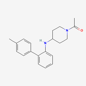 molecular formula C20H24N2O B14174162 1-{4-[(4'-Methyl[1,1'-biphenyl]-2-yl)amino]piperidin-1-yl}ethan-1-one CAS No. 919118-91-5